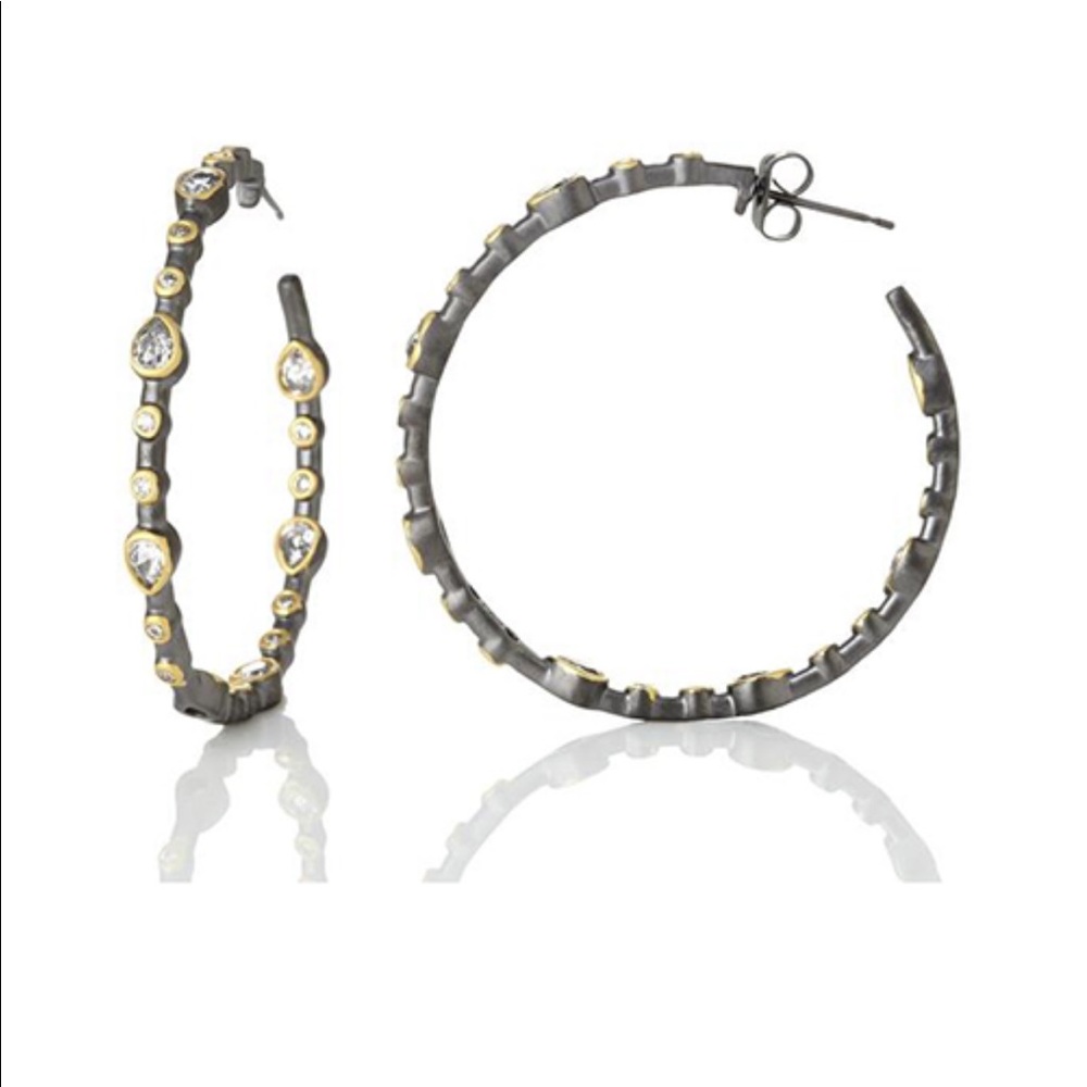 FREIDA ROTHMAN FR SIGNATURE EARRINGS YRZE020020B-1-14K